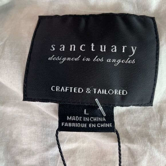 NWT Sanctuary Linen Rayon Blend Jacket Size L - Picture 8 of 10